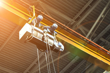 Plant for the production of metal structures. Cathead.