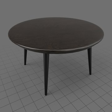 Modern wooden table