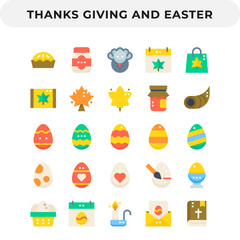 Flat Icons Pack for UI. Pixel perfect vector icon set for web design and website application.