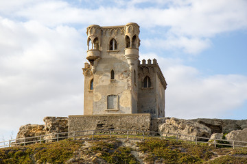 Castillo Santa Catalina an observation tower Tarifa - Cadiz - Spain