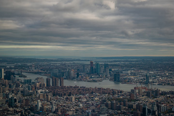 Fototapeta na wymiar New York City as seen from top of One Observatory 