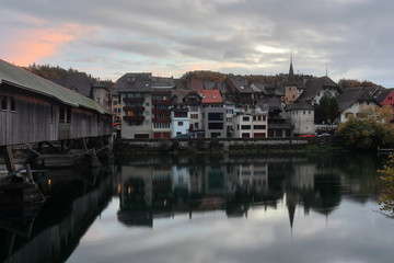 Fototapeta premium Büren an der Aare, Solothurn