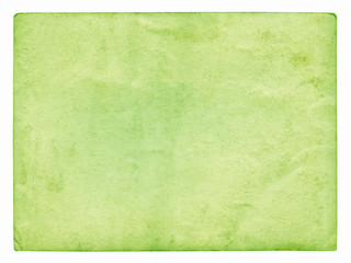 Green paper texture background - clipping path included 