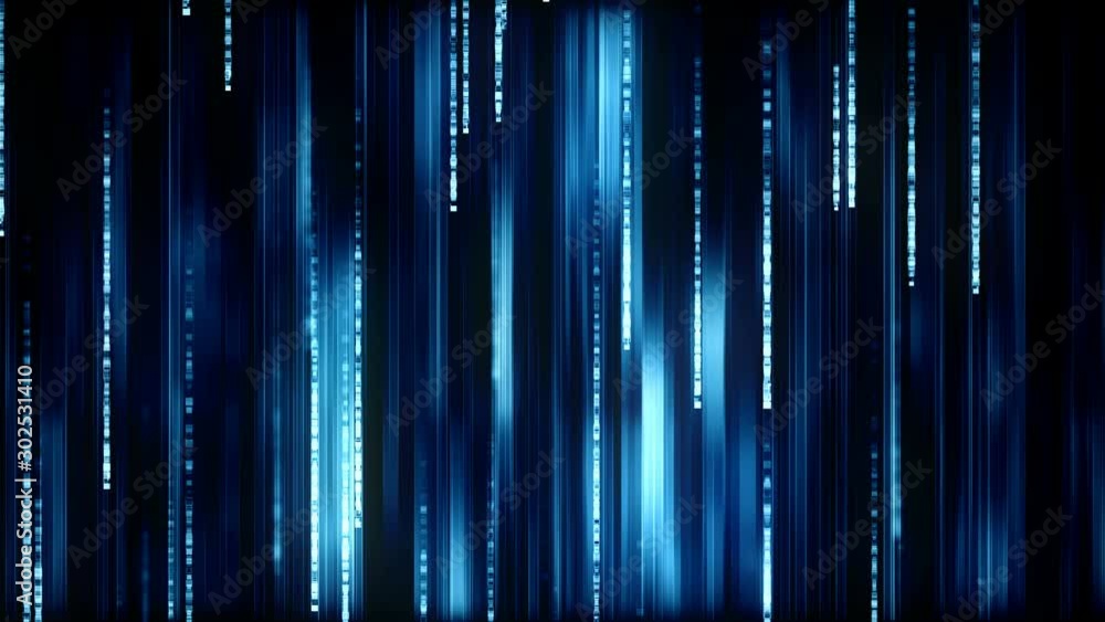 Poster abstract technology background with digital code flow. creative texture of a virtual space with glit