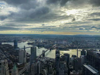 New York City as seen from top of One Observatory 