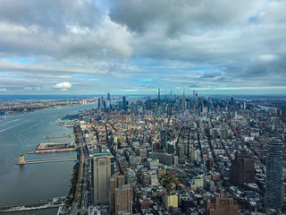 New York City as seen from top of One Observatory 