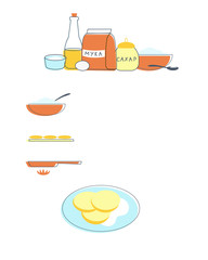 Recipe for cooking dishes from flour. Scones, pancakes