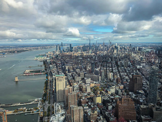 Fototapeta premium New York City as seen from top of One Observatory 