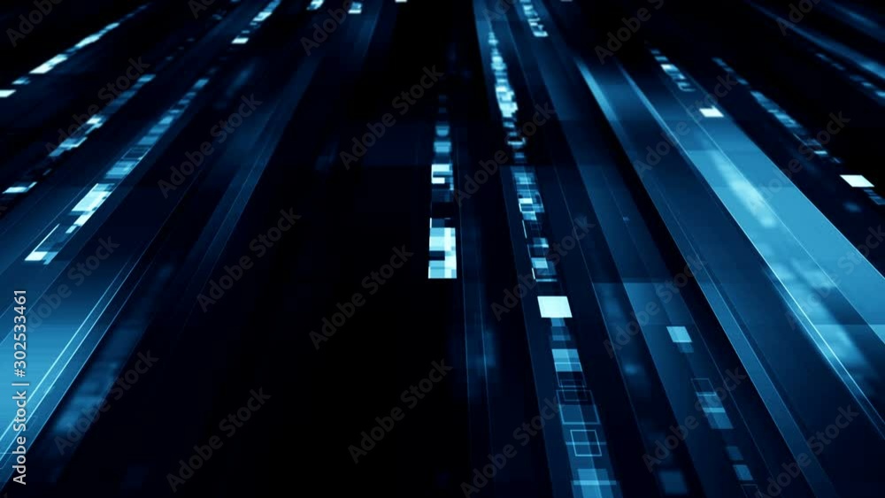 Poster creative digital surface concept with glitter particles motion. technology background with abstract 