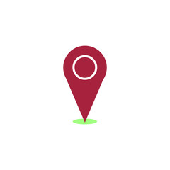 Location pin or maps, vector design icon symbol.