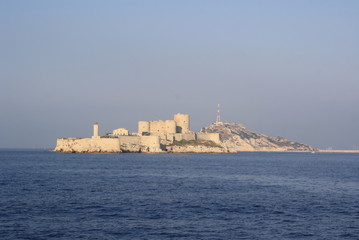 Fototapeta na wymiar View of Frioul archipelago
