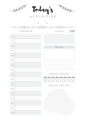 Daily Planner Sheet