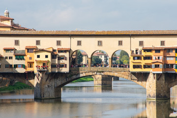 Obraz premium firenze Italy, ponte vecchio