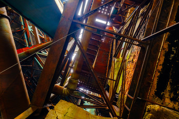 Exterior of an abandoned metallurgical plant