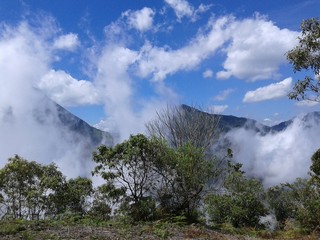 Fog in the mountain