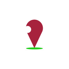 map point, signs, placeholder, maps and location, icon symbol vector.