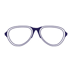 Fototapeta premium glasses accessory icon, flat design