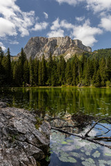 View on Bobotov Kuk at Durmitor National Park in Montenegro from Snake Lake