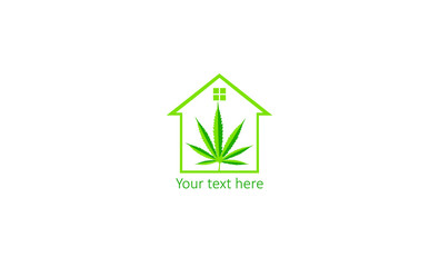 Marijuana leaf. ganja, Medical cannabis. Hemp oil. Cannabis extract. Icon product label and logo graphic template. Isolated vector illustration, and cultivation