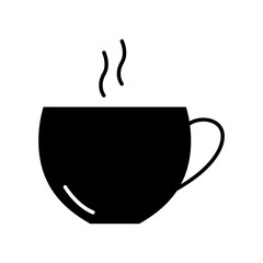 Isolated coffee cup icon line design