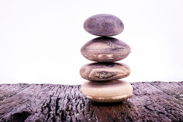 Obraz na płótnie Canvas Zen stones for massage, Buddhist lifestyle. Mystical stones.