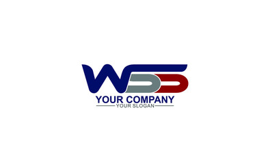 Simple, creative, unique, abstract and strong WSS or SWS initial logo template vector icon for  any business such as financial, fitness and consulting