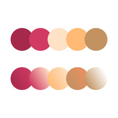 Color palette and gradient collection 02 for graphic designer