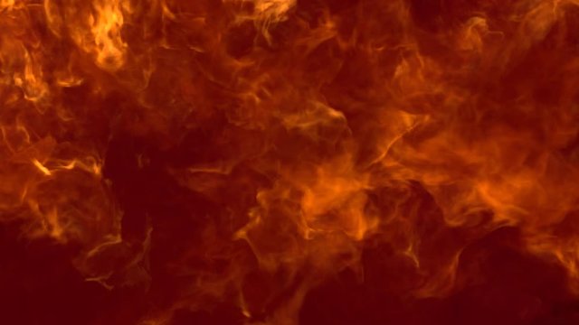 Fire transition animation. Abstract flame reveal in 4K resolution.