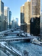 Obraz na płótnie Canvas winter Chicago