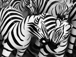 Black and White Zebra Paper handcraft