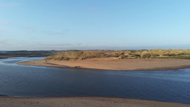 View of Coastline at Newburgh Beach in the early Evening