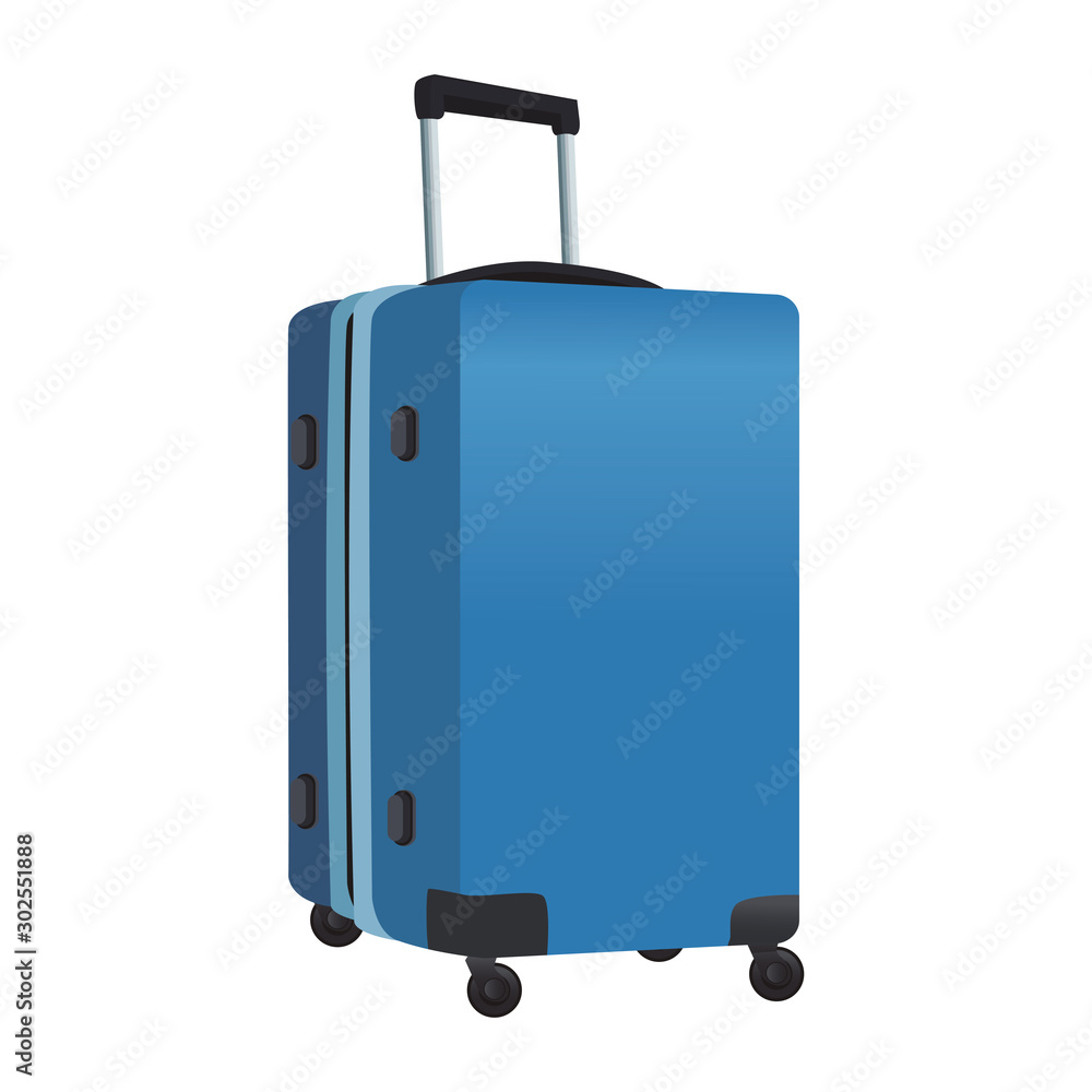 Canvas Prints travel luggage icon, flat design