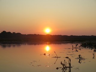 sunset on lake © Jordi