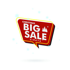 big sale banner promotion christmas - offer sales