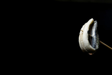 Boqueron in vinegar, typical appetizer.