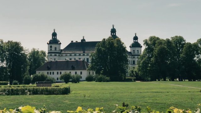 Side view of Skokloster Slott Castle near Stockholm
