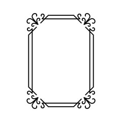 vector image, decorative ornamental frame, original design