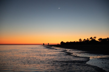 Sunset at Sanibel Island,Florida 