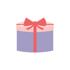 Isolated gift icon flat design