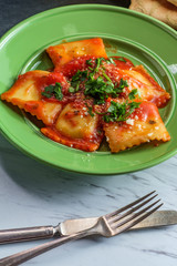 Italian Ravioli Marinara Sauce