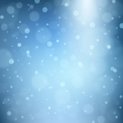 Obraz premium Christmas snowflakes on colorful background. Vector illustration.