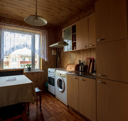 Interior of typical soviet style apartment
