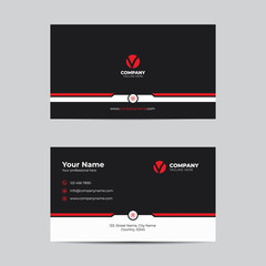 Business Card Template Vector Design