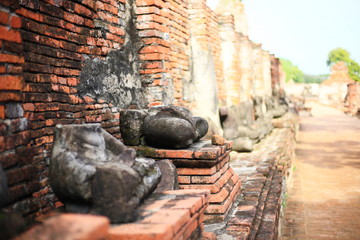 Fototapeta na wymiar Phra Nakhon Si Ayutthaya Historical Park, Thailand