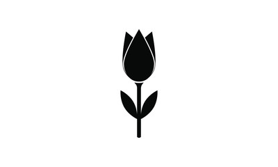 tulip icon vector  - obrazy, fototapety, plakaty