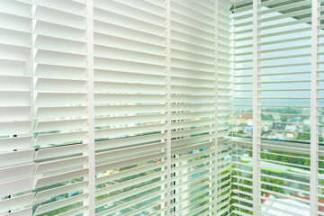 Obraz premium Blinds shade window decoration interior