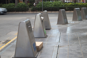 Mailboxes for underground containers for municipal solid waste