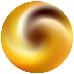 Round smooth blurred background.