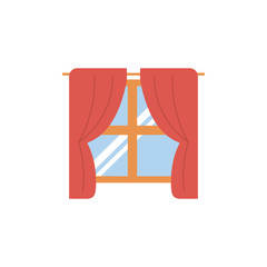 Isolated window icon flat design