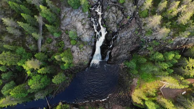 Waterfall in deep forest